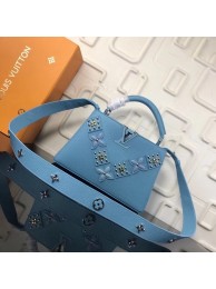 Louis Vuitton CAPUCINES PM M94519 blue JH01526eO46