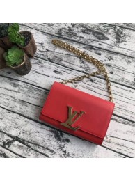 Louis Vuitton CHAIN LOUISE Original leather Shoulder Bag M94335 red JH00476HM85