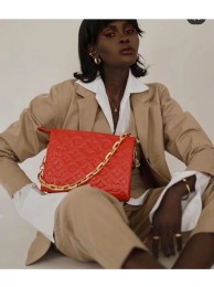 Louis Vuitton COUSSIN PM M57793 red JH00223uB47