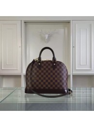 Louis Vuitton Damier Ebene Canvas ALMA MM Bag M41247 JH00990Js36