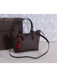 Louis Vuitton Damier Ebene Canvas Caissa Tote Bag PM M41548 JH00945Wc12
