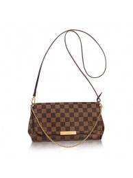 Louis Vuitton Damier Ebene Canvas Favorite MM Bag N41129 JH01851iv85