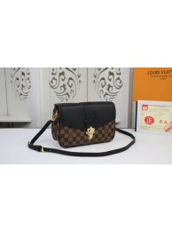 Louis vuitton damier ebene clapton pm bag N44243 black JH00172BM34