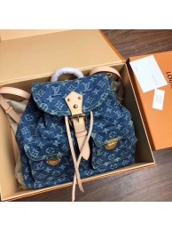 Louis Vuitton Denim Backpack M44460 blue JH01127YC66