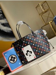 Louis Vuitton GAME ON NEVERFULL MM M57483 black JH00297fo19