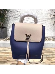 Louis Vuitton HOT SPRINGS Monogram Canvas Mini lockme knapsack 41815 blue JH00381tF12