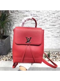 Louis Vuitton HOT SPRINGS Monogram Canvas Mini lockme knapsack 41815 red JH00382Ks55