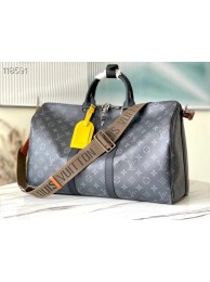 Louis Vuitton KEEPALL BANDOULIERE 45 M40569 black JH00008OV44