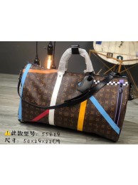 Louis vuitton KEEPALL BANDOULIERE 50 travel bag M55819 JH00624uf15