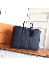 Louis Vuitton Leather briefcase M56003 black JH01973tQ92
