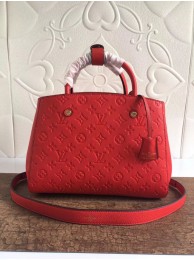 Louis vuitton mongram empreinte MONTAIGNE N41046 red JH01216Js15