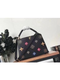 Louis Vuitton mongram flowers BB M54310 black JH00521qT25