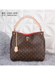 Louis Vuitton Monogram Canvas Cata Bag 41620 Red JH01028Nr89
