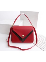 louis vuitton monogram canvas double V bag M54439 red JH00292iO55