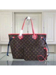 Louis Vuitton Monogram Canvas NEVERFULL MM 41663 rose JH00805Aa30