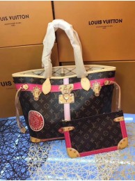 Louis Vuitton Monogram Canvas Neverfull MM M41390 JH00096Nu37