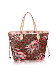 Louis Vuitton Monogram Canvas Neverfull MM M41979 Sugar Pink Poppy JH00864Ac56