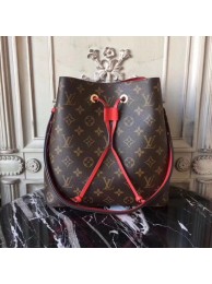 louis vuitton monogram canvas original bag neonoe M44020 red JH00447Js85