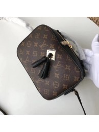 Louis Vuitton Monogram Canvas original Leather SAINTINGE M43559 black JH00190Am73