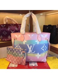 Louis Vuitton Monogram Canvas Original NEVERFULL M45128 pink JH00594Pu45