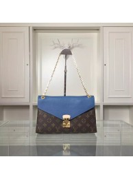Louis Vuitton Monogram Canvas Pallas Chain 41246 Blue JH01001UZ79