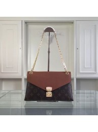 Louis Vuitton Monogram Canvas Pallas Chain 41246 Wheat JH00999xT17