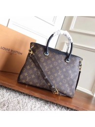 Louis Vuitton Monogram Canvas Pallas Original leather M42810 black JH00621KG16