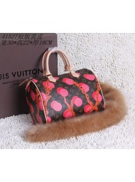 Louis Vuitton Monogram Canvas SPEEDY 30 RAMAGES 41527 Rose JH01132cJ39