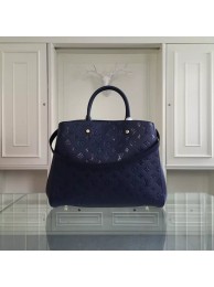 Louis Vuitton Monogram Empreinte Montaigne GM M41059 Deep Blue JH00887eR54