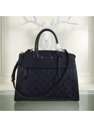 Louis Vuitton Monogram Empreinte Pont Neuf MM M41748 Noir JH00889Qu69