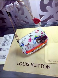 Louis Vuitton Monogram Multicolore Milla Clutch M41655 White JH00882iO55