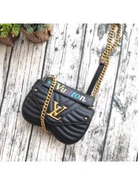 LOUIS VUITTON NEW WAVE CHAIN BAG PM M51683 black JH01854aJ41