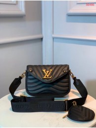LOUIS VUITTON NEW WAVE Shoulder Bag M56466 black JH00496Py32