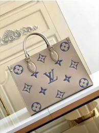 Louis Vuitton ONTHEGO MM M45494 Cream & blue JH00191fH28