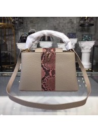 Louis vuitton original CAPUCINES N94220 grey JH01600Am73