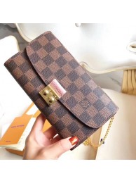 Louis Vuitton Original Damier Ebene Canvas CROISETTE N61273 JH00075Ea63