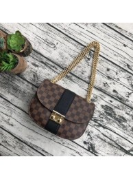 Louis Vuitton Original Damier Ebene Canvas WIGHT N64419 black JH00469Td71