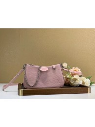 Louis vuitton Original EASY POUCH ON STRAP M80479 Rose Ballerine Pink JH00214DV39