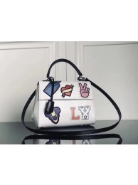 Louis Vuitton original Epi Leather CLUNY BB M52484 white JH01625Aa30