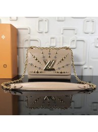 Louis vuitton original epi leather TWIST MM M52730 Galet JH01547xK90