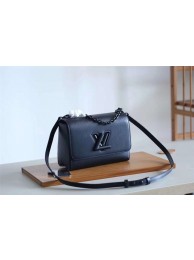 Louis vuitton original epi leather TWIST MM M53236 black JH01378Sy67