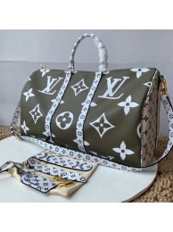 Louis Vuitton Original KEEPALL 50 M44590 Khaki JH00960Bh43