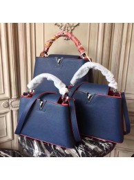 Louis vuitton original leather capuniness 41813 blue JH00544Bi78