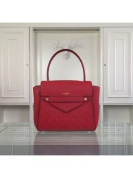 Louis Vuitton original leather embossing tote bag 50438 red JH01079GB12