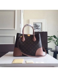 louis vuitton original Leather Monogram Canvas Tote Bag M41596 pink JH00492Oj66