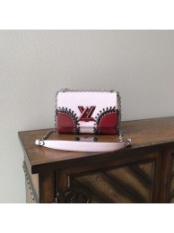 louis vuitton original Leather TWIST DENIM M54709 Pink and red JH00348yN38