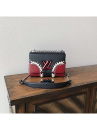 louis vuitton original Leather TWIST DENIM M54709 Red and black JH00347pO91