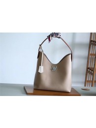 Louis vuitton original LOCKME HOBO M44330 Beige JH01288Nx98