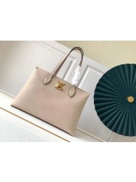 Louis vuitton original LOCKME SHOPPER M57345 Greige JH00233ix60