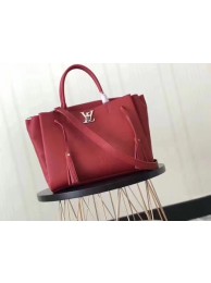 Louis Vuitton original lockmeto lockme Tote Bag M54569 red JH00509fh25